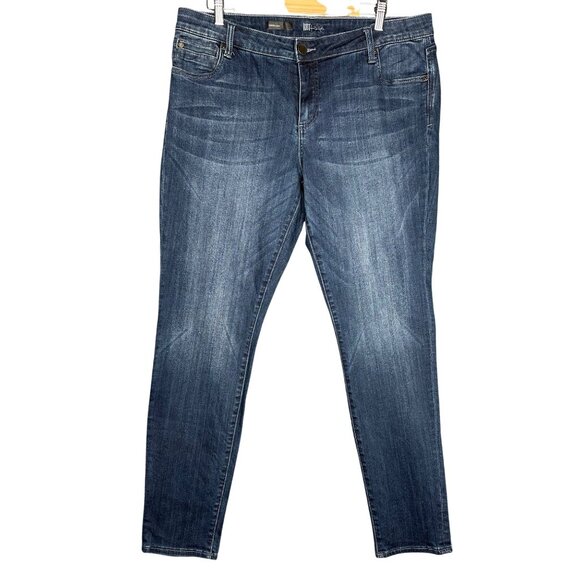 Kut from the Kloth Women’s Diana Skinny Jeans Size 16W Stretch Mid Rise Classic - Picture 1 of 10